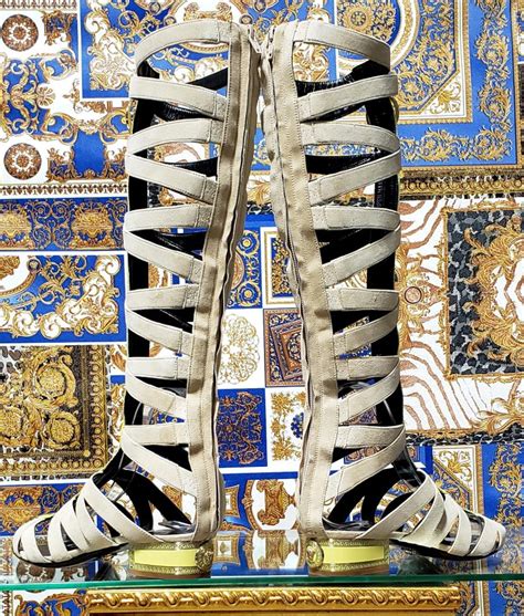 versace gladiator sandals replica|Versace Suede Gladiator Sandals .